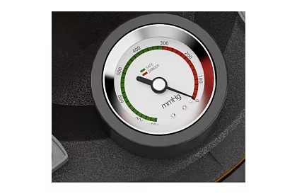 Przekład próżniowy z manometrem i pompką do okładów, płytek i szkła