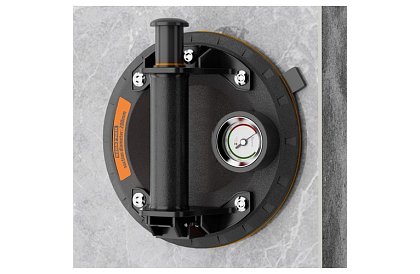 Przekład próżniowy z manometrem i pompką do okładów, płytek i szkła