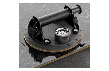 Przekład próżniowy z manometrem i pompką do okładów, płytek i szkła