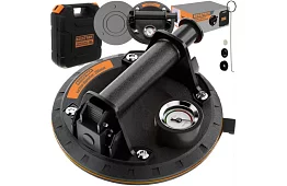 Przekład próżniowy z manometrem i pompką do okładów, płytek i szkła