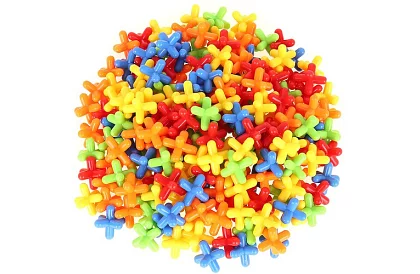 Kolorowy zestaw konstrukcyjny z rurkami 408 szt. – kreatywna gra dla dzieci