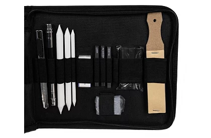 Zestaw do profesjonalnego rysowania i szkicowania – 32 elementy