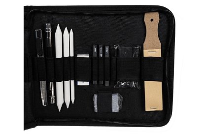 Zestaw do profesjonalnego rysowania i szkicowania – 32 elementy