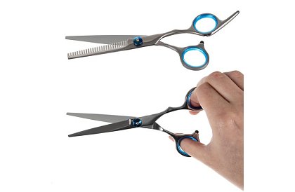 Nożyczki fryzjerskie i akcesoria – zestaw 7 szt.