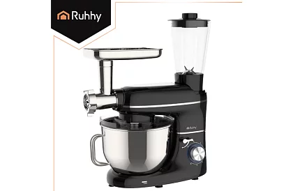 Robot kuchenny 1500 W RUHHY 3 w 1 z mikserem i maszynką do mięsa – misa 6,2 l