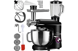 Robot kuchenny 1500 W RUHHY 3 w 1 z mikserem i maszynką do mięsa – misa 6,2 l