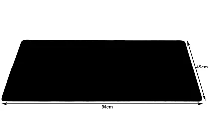 XXL podkładka pod mysz i klawiaturę 90x45cm - czarna