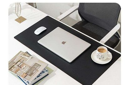 XXL podkładka pod mysz i klawiaturę 90x45cm - czarna