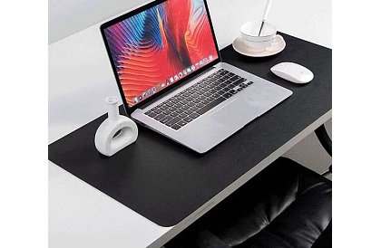 XXL podkładka pod mysz i klawiaturę 90x45cm - czarna