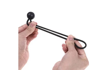 Elastyczne gumki z kulką do mocowania żagli i tarpów – 10 szt.