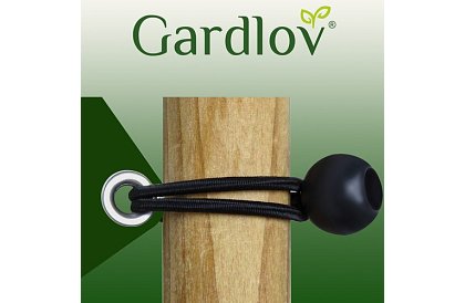 Elastyczne gumki z kulką do mocowania żagli i tarpów – 10 szt.