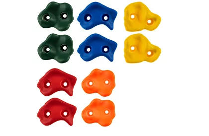 Chwyty wspinaczkowe – kamienie dla dzieci – zestaw 10 szt.