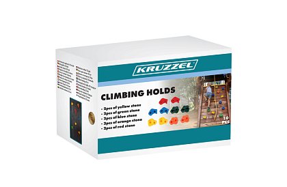 Chwyty wspinaczkowe – kamienie dla dzieci – zestaw 10 szt.