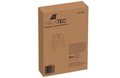 Skrzynka składana – taboret czarno-biały