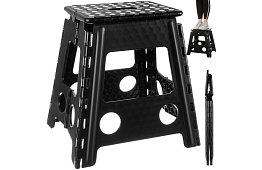 Skrzynka składana – taboret czarno-biały