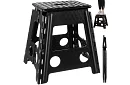 Skrzynka składana – taboret czarno-biały