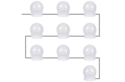 Lampy LED na lustro - toaletka - zestaw 10 szt.