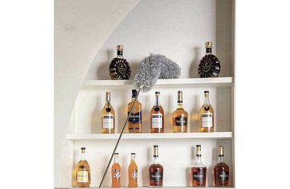 Mop teleskopowy cienki – ściereczka - 2 końcówki