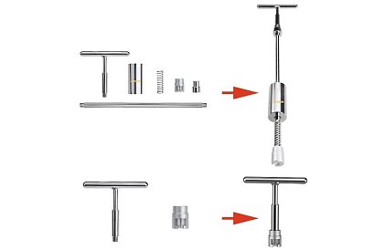 Zestaw do naprawy wgnieceń nadwozia z młotkiem odwróconym