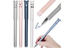 Sada 4 gumowych pisaków – zwierzątka