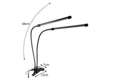 LED lampa do wzrostu roślin DUO – z timerem i sterowaniem