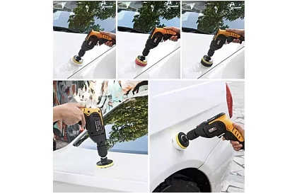 Gąbki polerskie do wiertarki 80 mm – zestaw 12 elementów