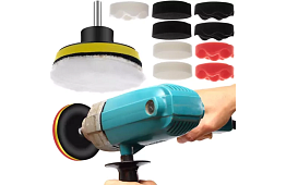 Gąbki polerskie do wiertarki 80 mm – zestaw 12 elementów