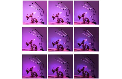 LED lampa do wzrostu roślin TRIO – z timerem i sterowaniem