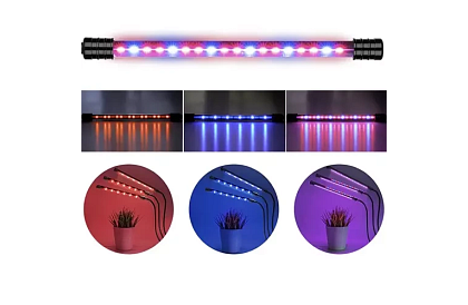 LED lampa do wzrostu roślin TRIO – z timerem i sterowaniem
