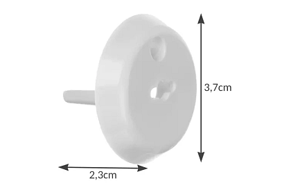 Zatyczki zabezpieczające gniazda elektryczne – 15 szt.