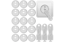 Zatyczki zabezpieczające gniazda elektryczne – 15 szt.