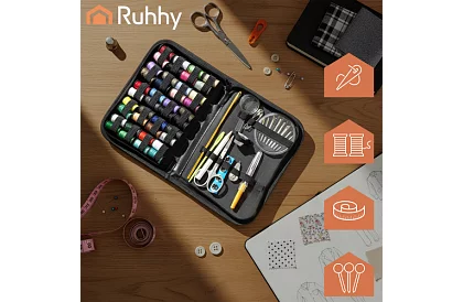 Zestaw do szycia 129 elementów – podróżny zestaw do szycia