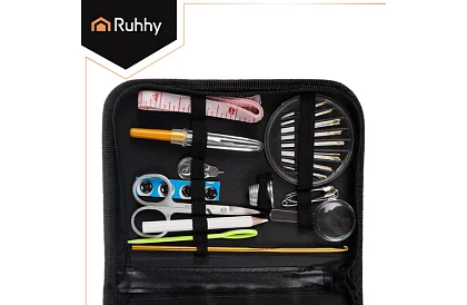 Zestaw do szycia 129 elementów – podróżny zestaw do szycia