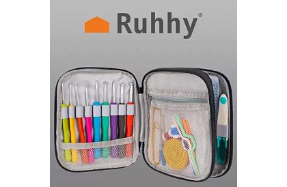 XXL zestaw do szydełkowania 85 części w etui