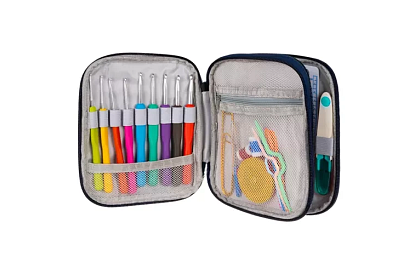 XXL zestaw do szydełkowania 85 części w etui