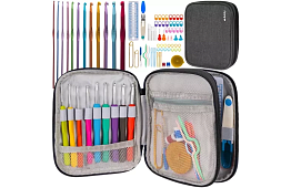 XXL zestaw do szydełkowania 85 części w etui