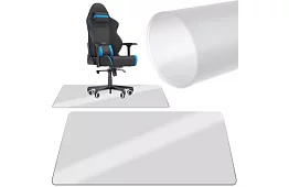 Podkład ochronny pod krzesło 90x130 cm - mleczny