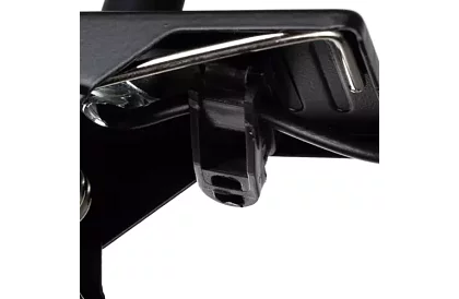 LED lampa na biurko z metalowym klipsem – czarna