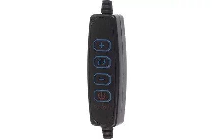 LED lampa na biurko z metalowym klipsem – czarna