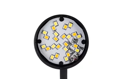 LED lampa na biurko z metalowym klipsem – czarna