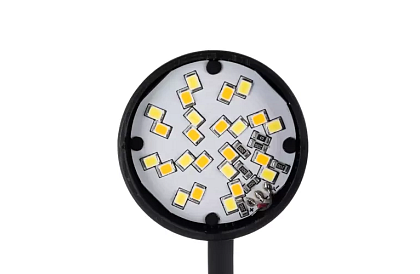 LED lampa na biurko z metalowym klipsem – czarna
