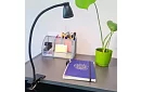 LED lampa na biurko z metalowym klipsem – czarna
