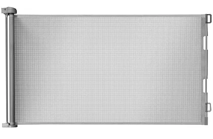 Wysuwana roleta zabezpieczająca do drzwi – szara - 157 cm