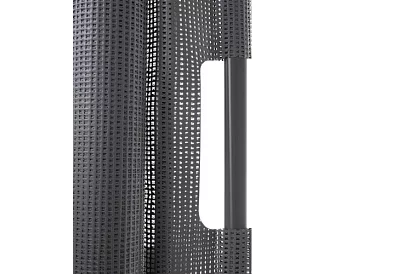 Wysuwana roleta zabezpieczająca do drzwi – szara - 157 cm