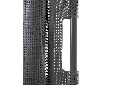 Wysuwana roleta zabezpieczająca do drzwi – szara - 157 cm