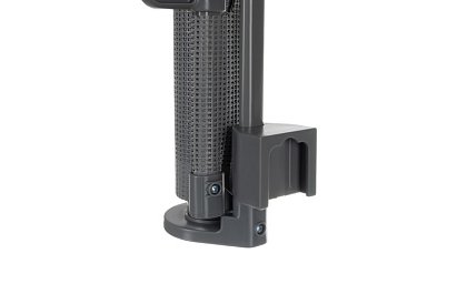 Wysuwana roleta zabezpieczająca do drzwi – szara - 157 cm