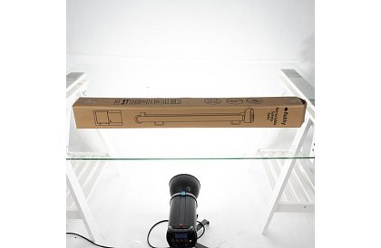 Wysuwana roleta zabezpieczająca do drzwi – szara - 157 cm