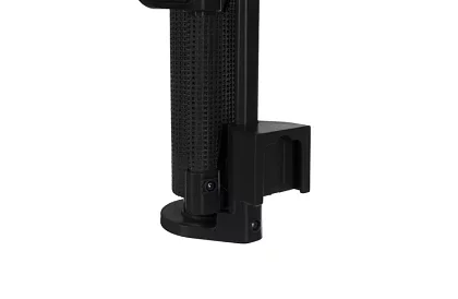 Wysuwana roleta zabezpieczająca do drzwi – czarna – 157 cm