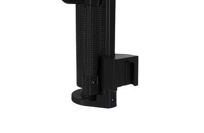 Wysuwana roleta zabezpieczająca do drzwi – czarna – 157 cm