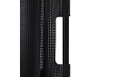 Wysuwana roleta zabezpieczająca do drzwi – czarna – 157 cm